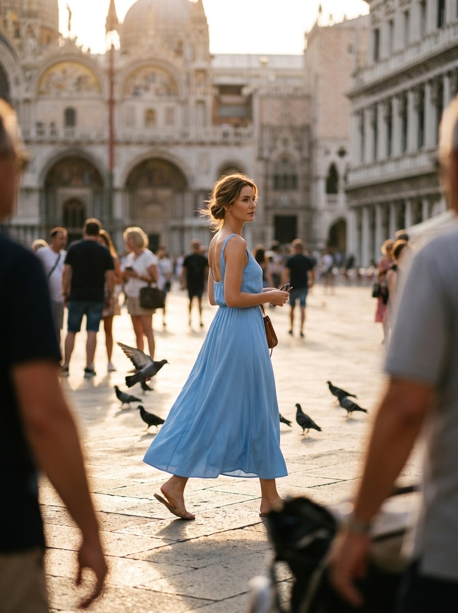 Vestido Simone — look de calle