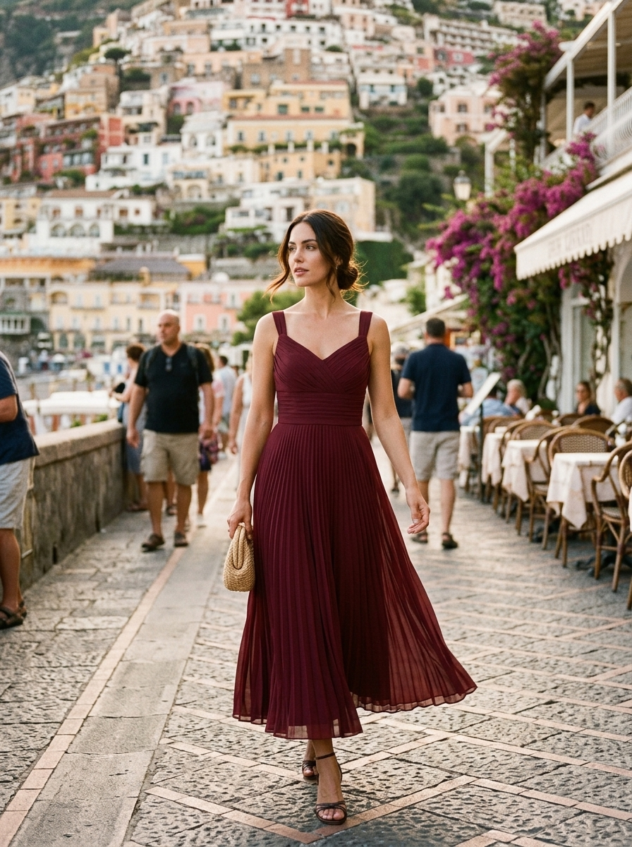 Vestido Margaux — look de calle