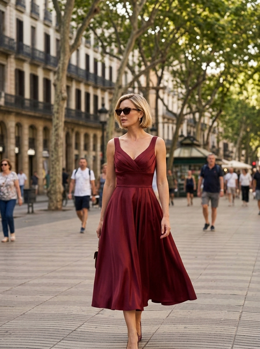 Vestido Diane — look de calle