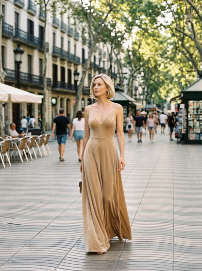 Vestido Aurelia — look de calle