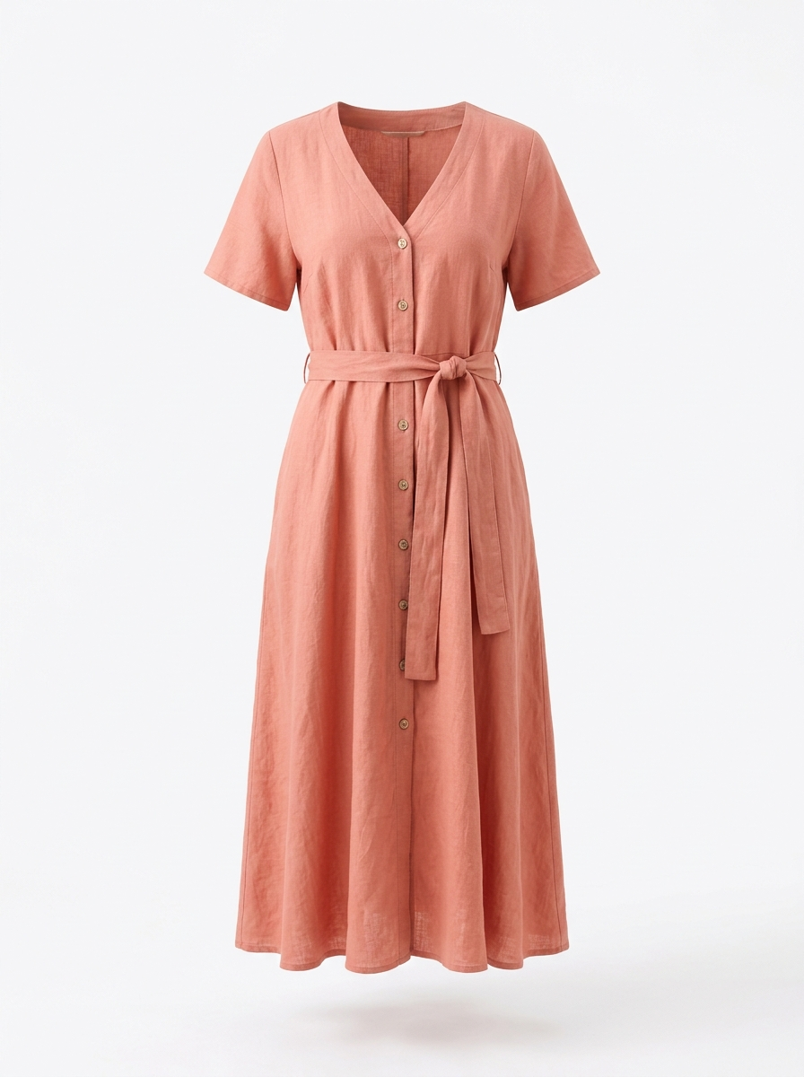 Vestido Celeste — vista frontal