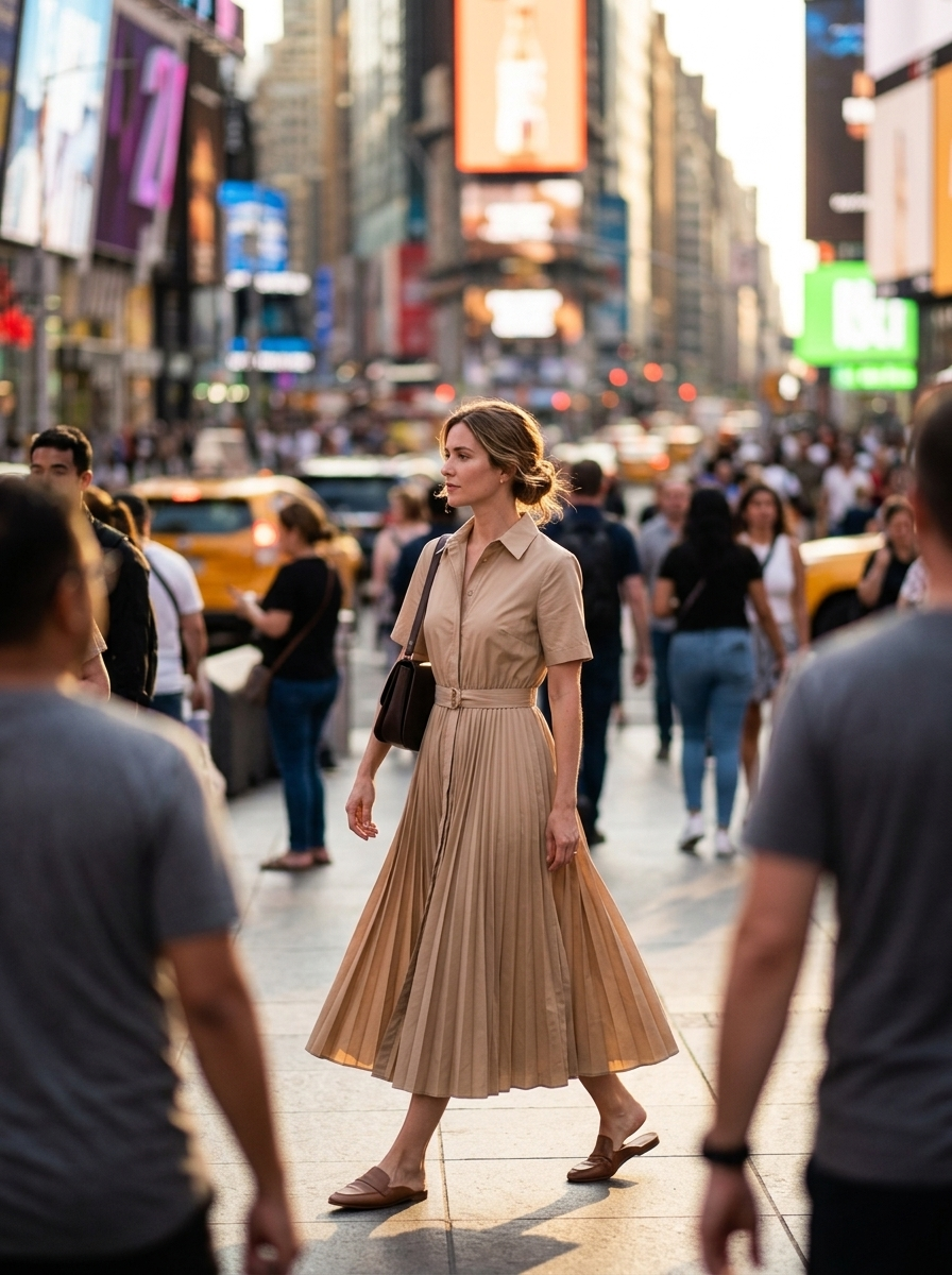 Vestido Valentina — look de calle