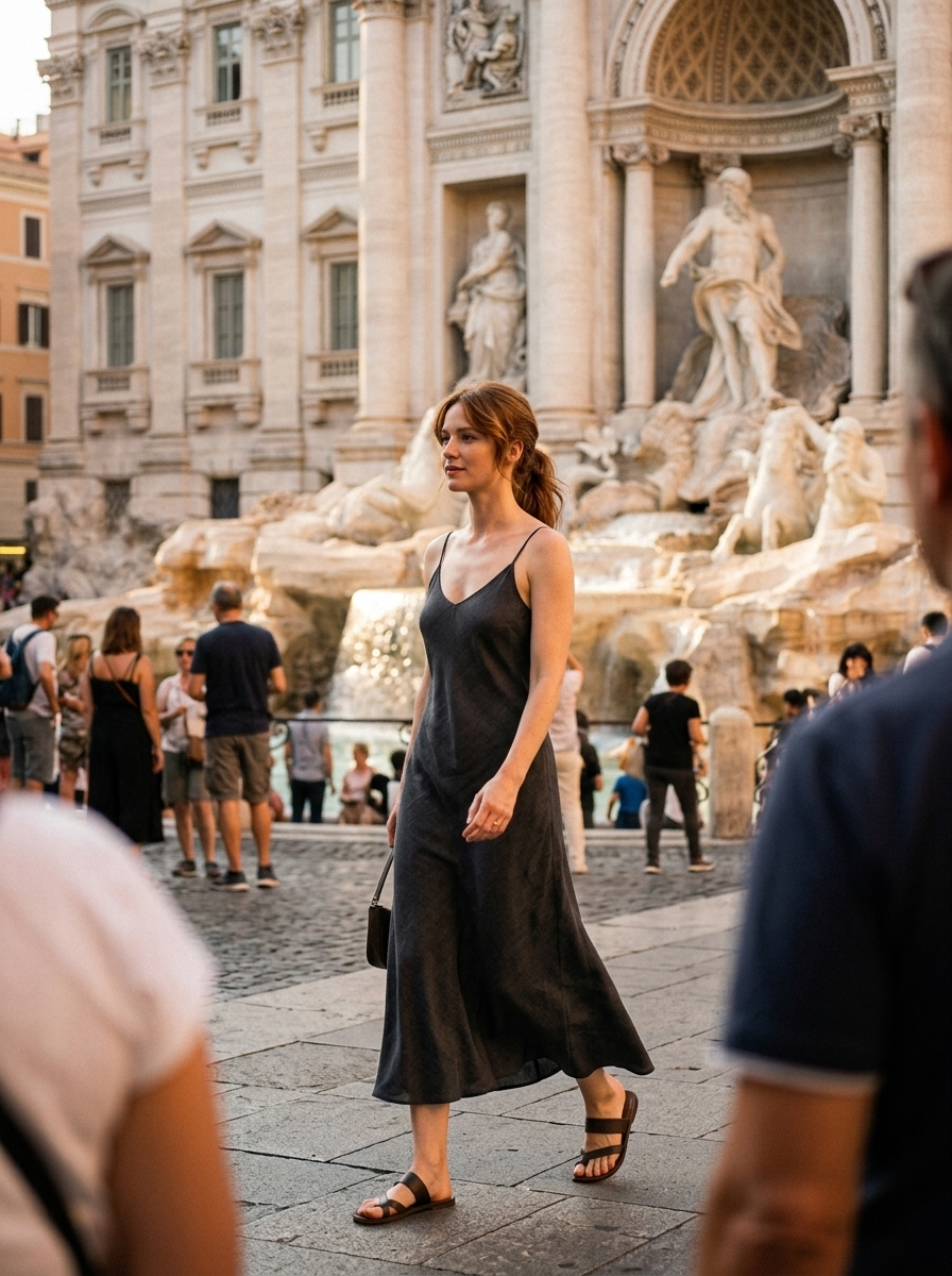 Vestido Isadora — look de calle
