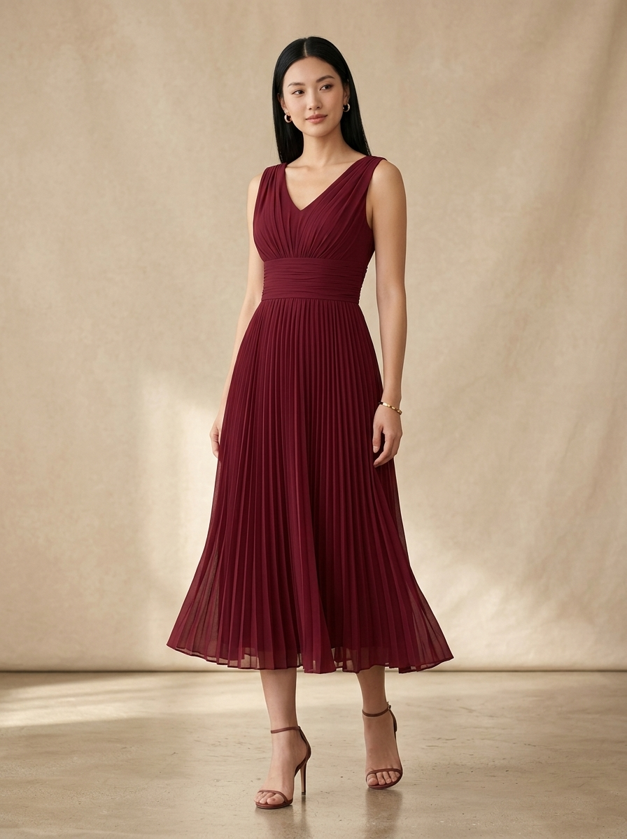 Vestido Lorena — modelo con el vestido