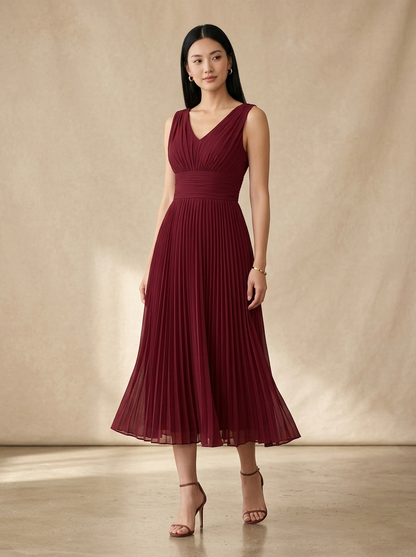 Vestido Lorena — modelo con el vestido
