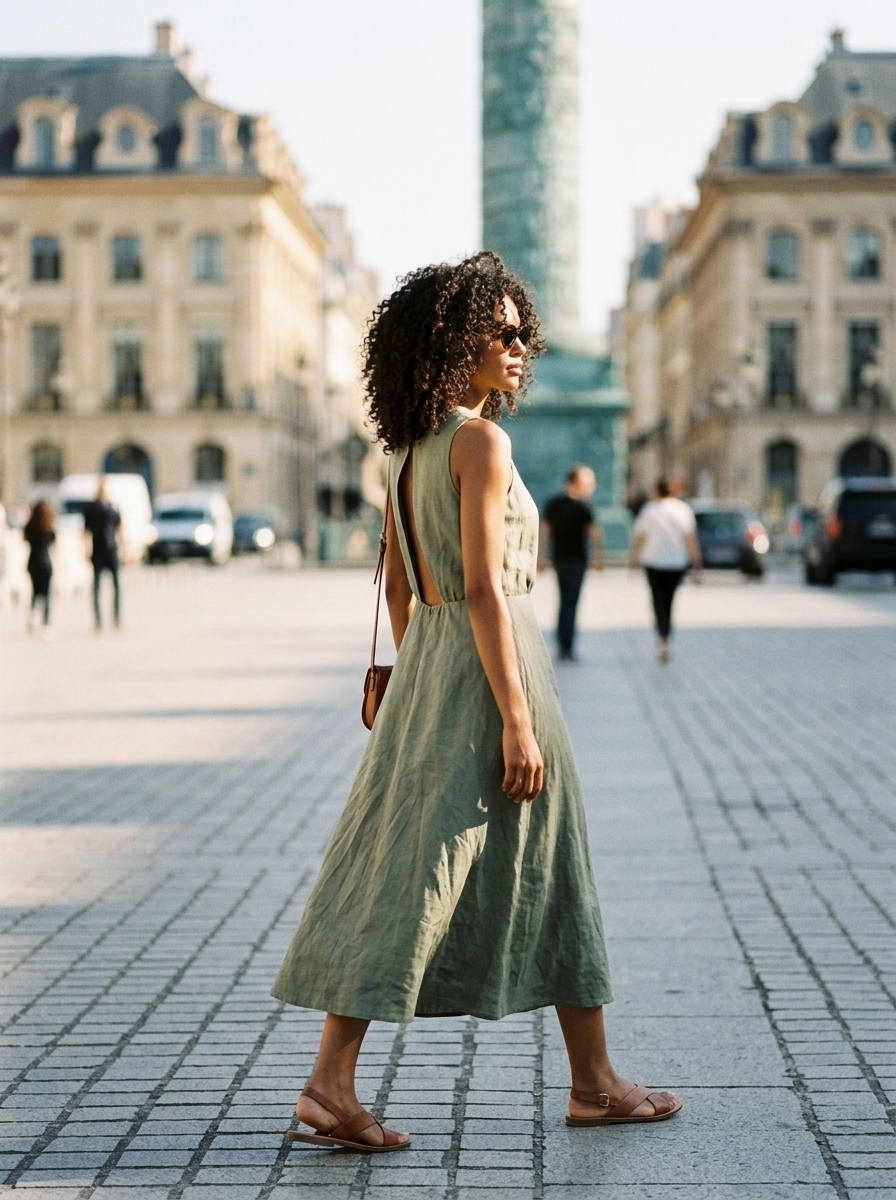 Vestido Nicoletta — look de calle