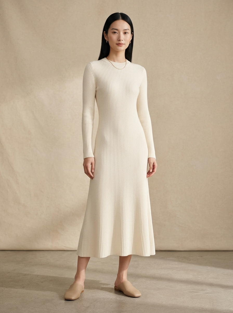 Vestido Domenica — modelo con el vestido