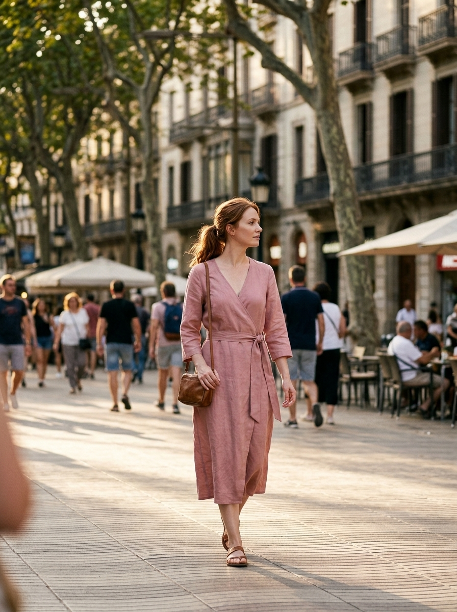 Vestido Bérénice — look de calle