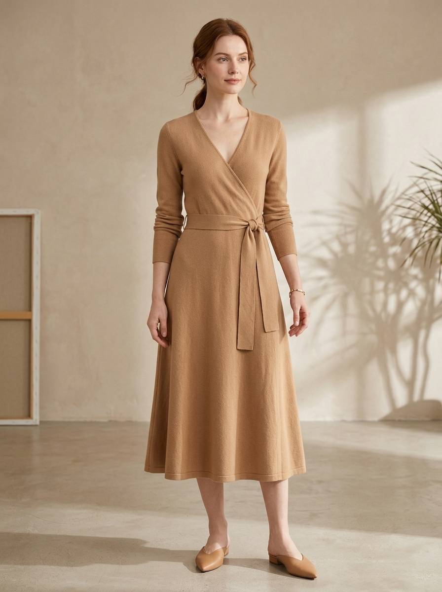 Vestido Flavia — modelo con el vestido