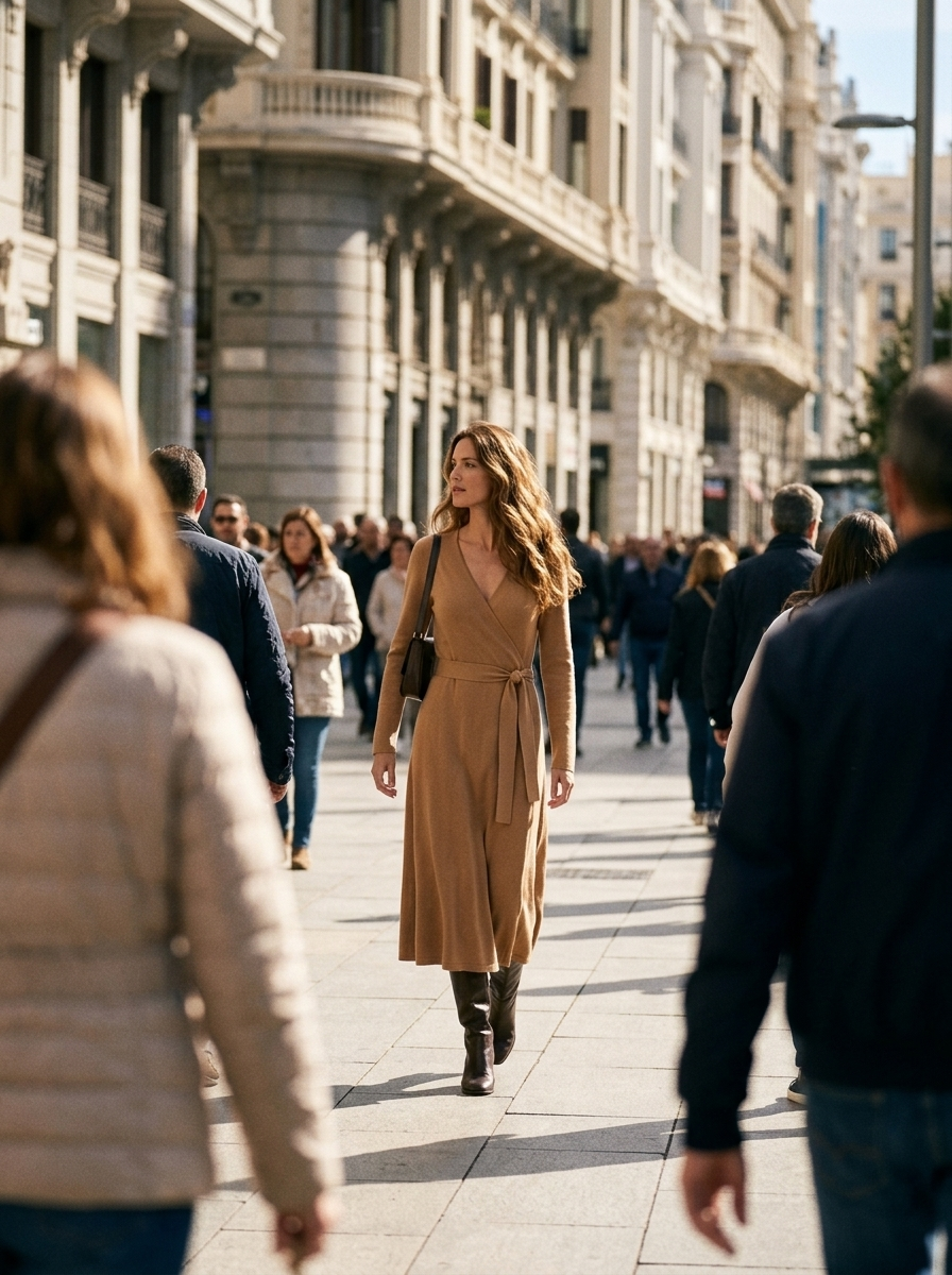Vestido Flavia — look de calle