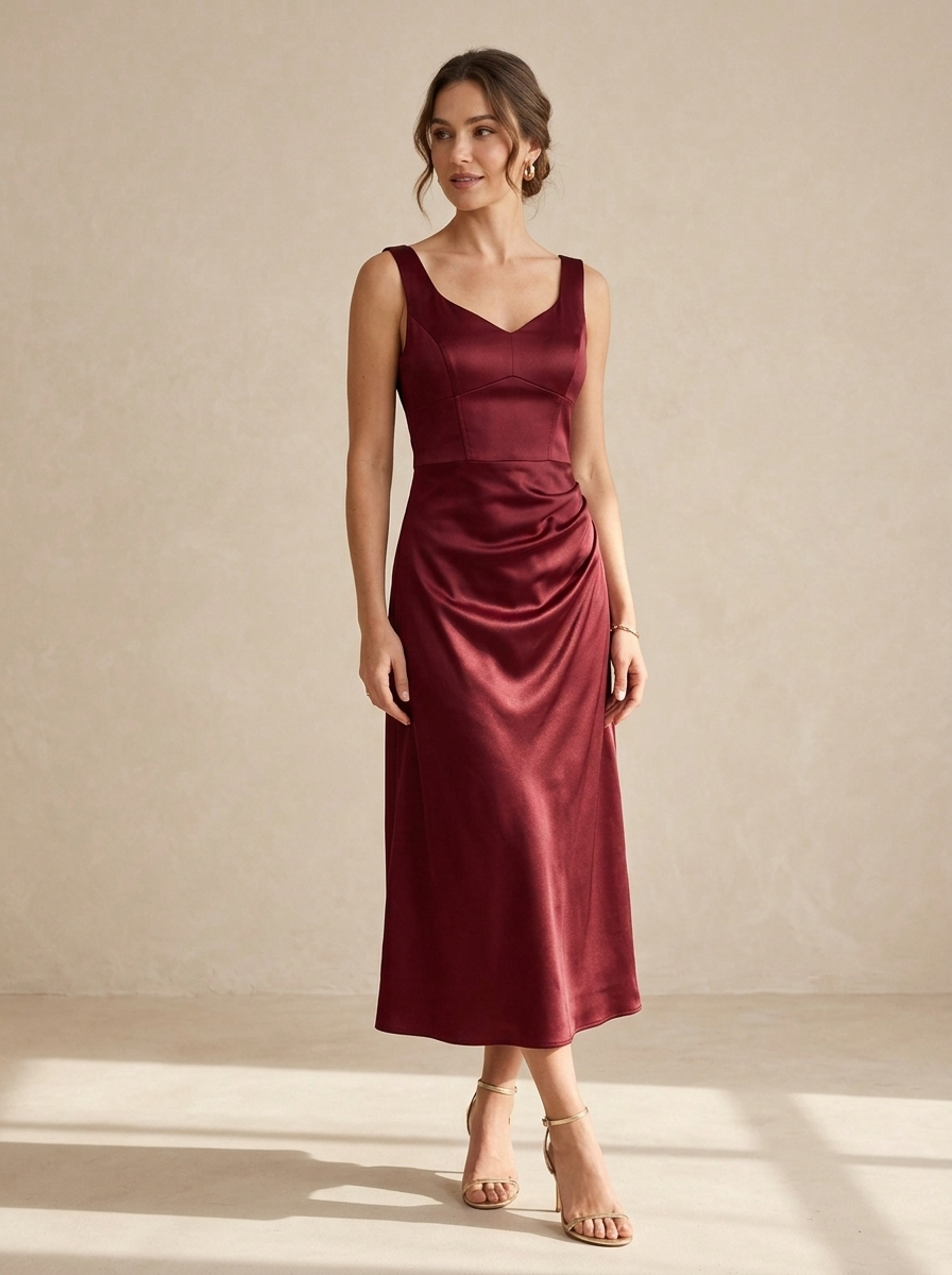 Vestido Estelle — modelo con el vestido