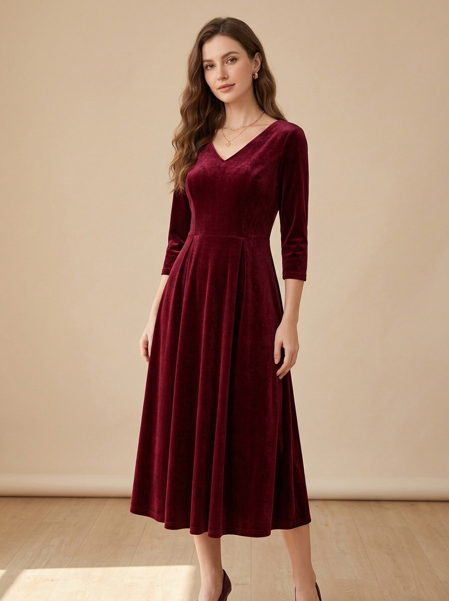 Vestido Valérie — modelo con el vestido
