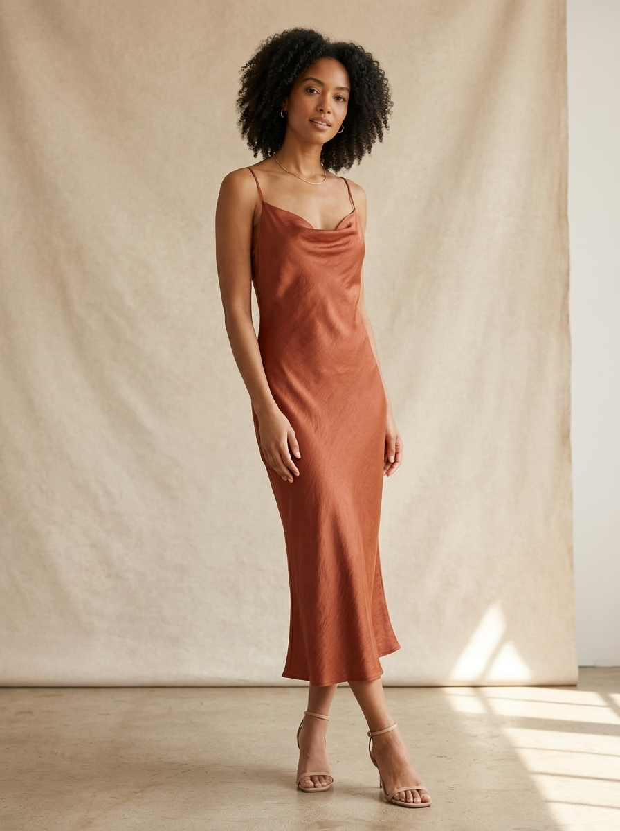 Vestido Graziella — modelo con el vestido