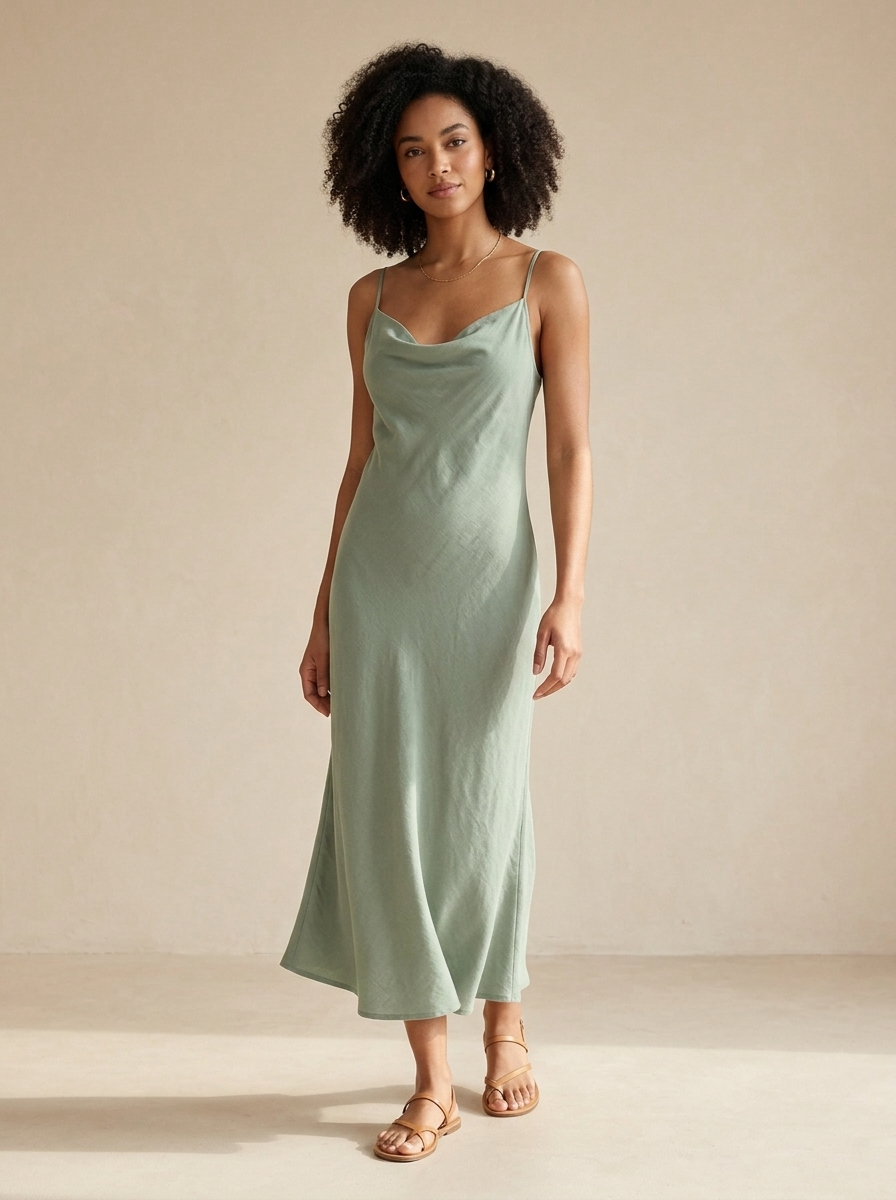 Vestido Gisèle — modelo con el vestido