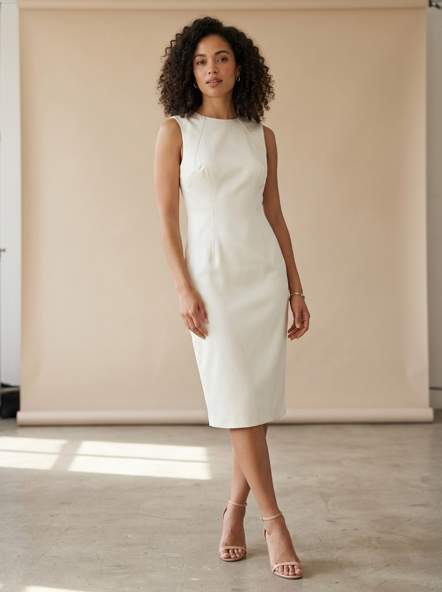 Vestido Hortense — modelo con el vestido