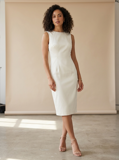 Vestido Hortense — modelo con el vestido