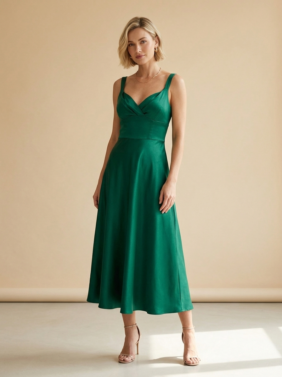 Vestido Ivonne — modelo con el vestido