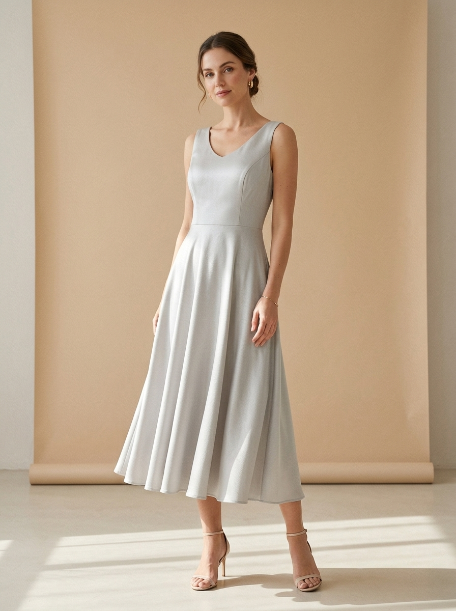 Vestido Inès — modelo con el vestido