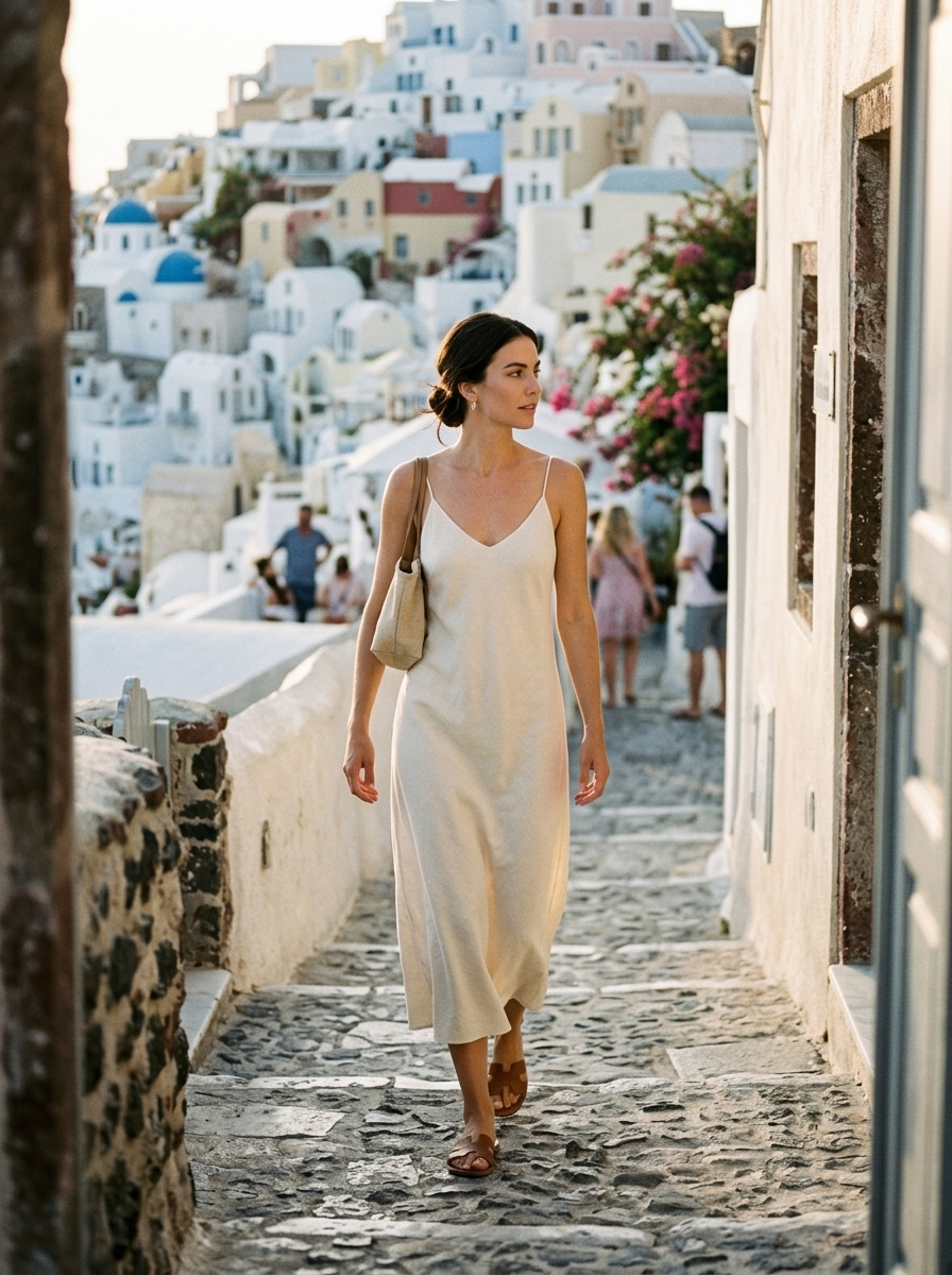 Vestido Mathilde — look de calle