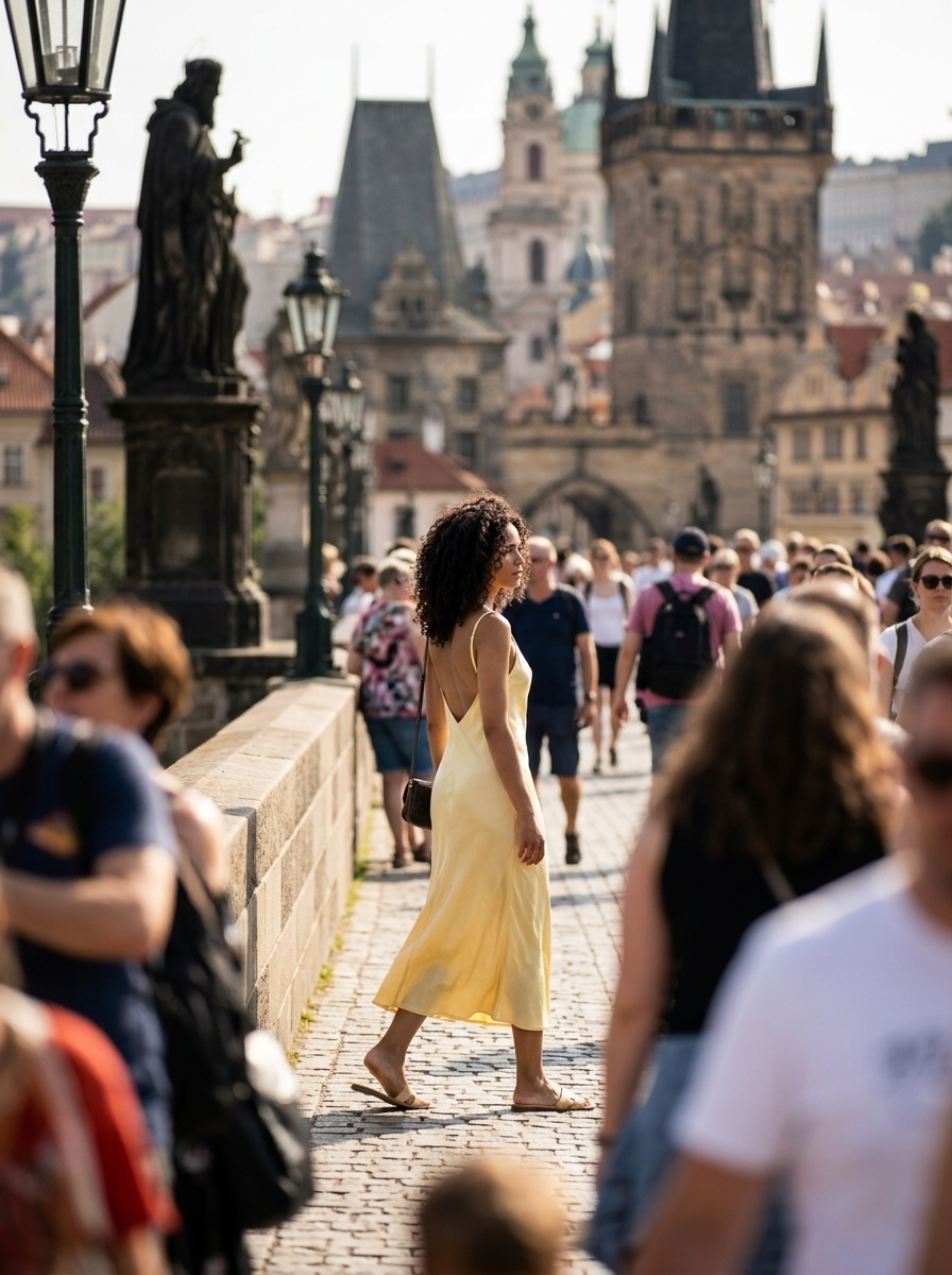 Vestido Florence — look de calle