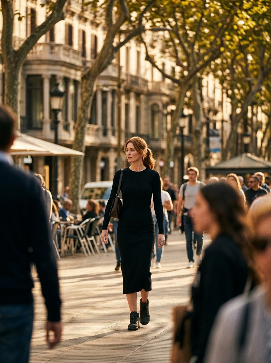 Vestido Camille — look de calle