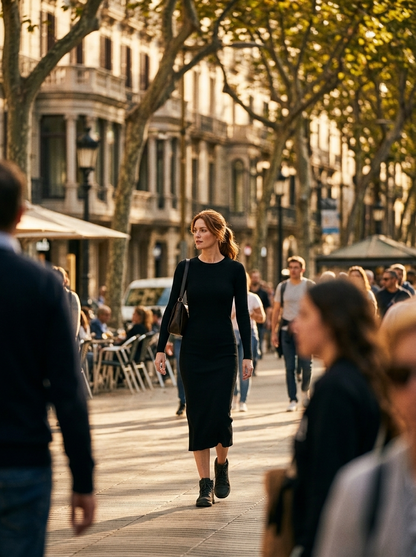 Vestido Camille — look de calle