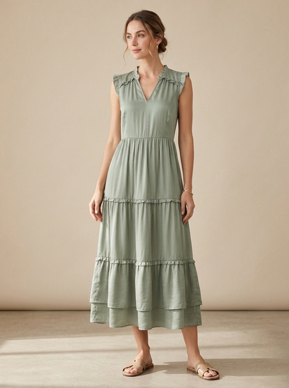 Vestido Philippa — modelo con el vestido