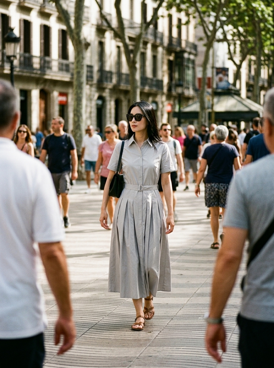 Vestido Tatiana — look de calle