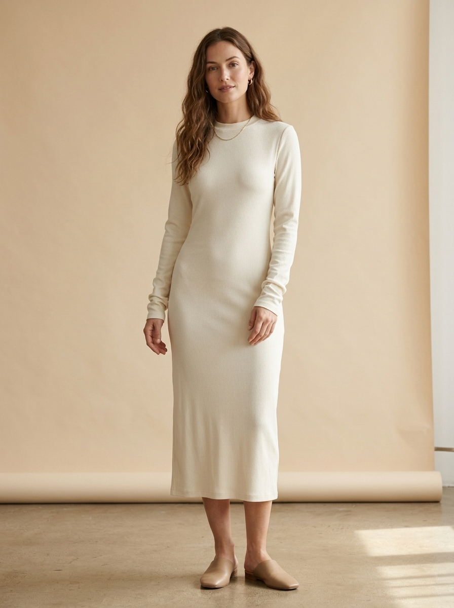Vestido Delphine — modelo con el vestido