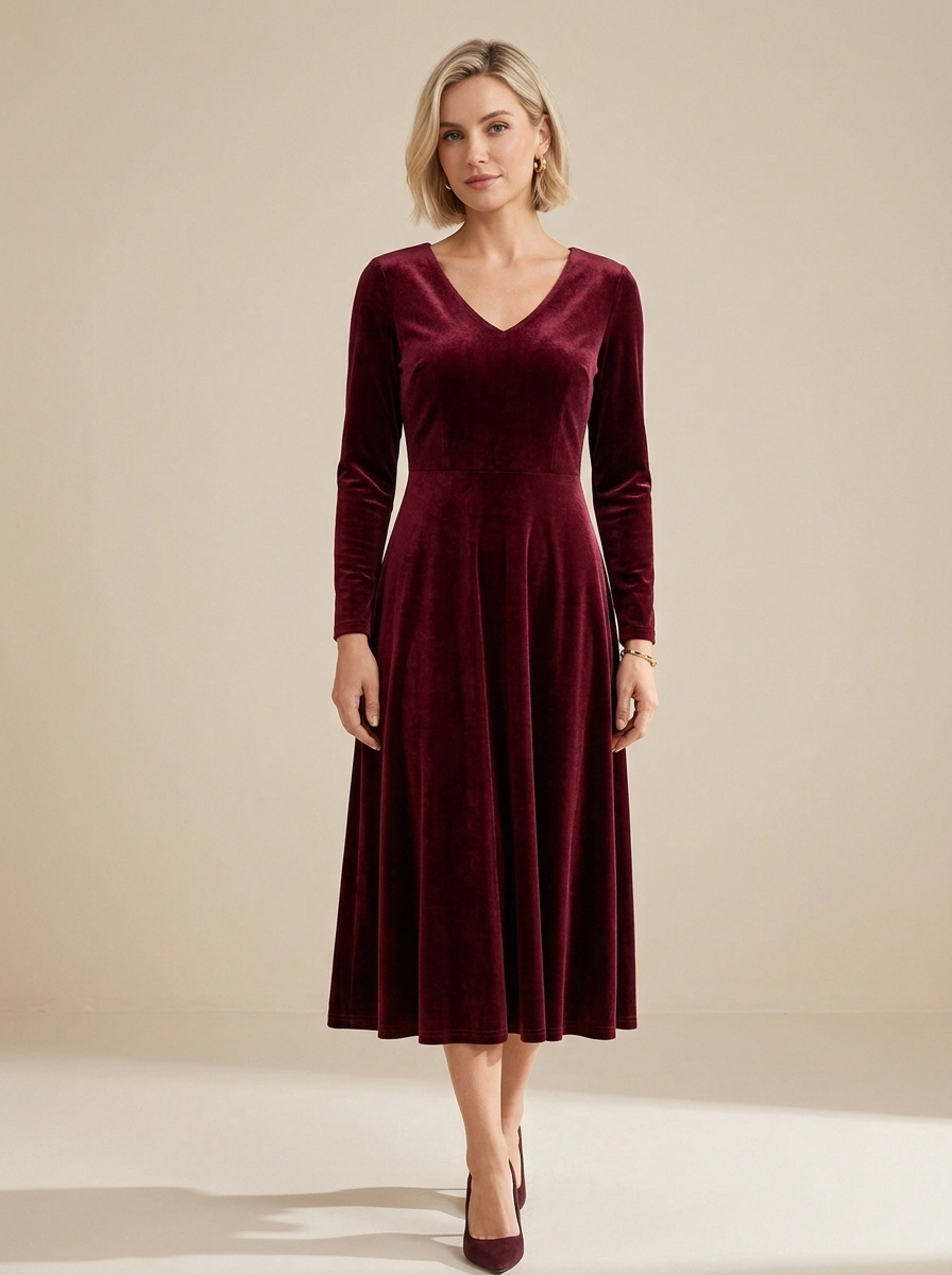 Vestido Bettina — modelo con el vestido