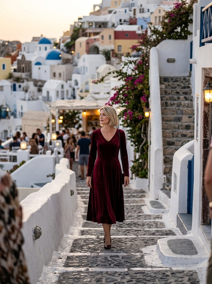 Vestido Bettina — look de calle