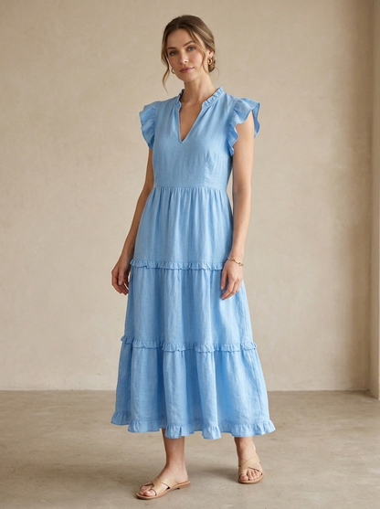 Vestido Dalia — modelo con el vestido