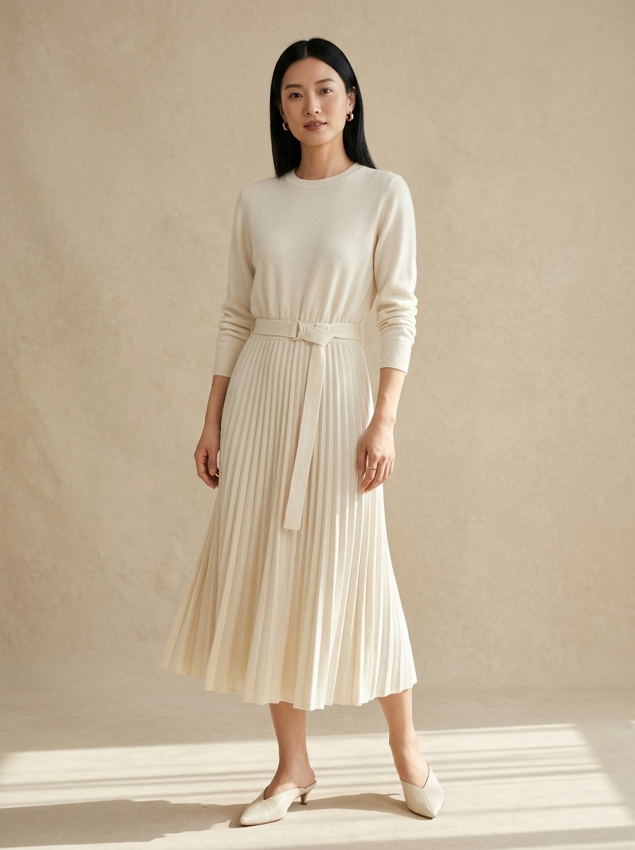 Vestido Colette — modelo con el vestido