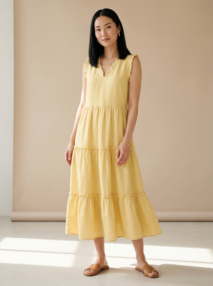 Vestido Perla — modelo con el vestido