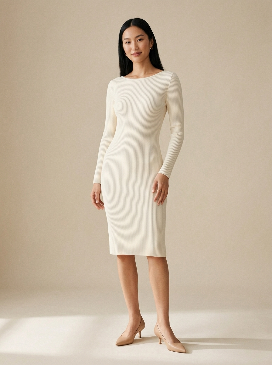 Vestido Emilia — modelo con el vestido