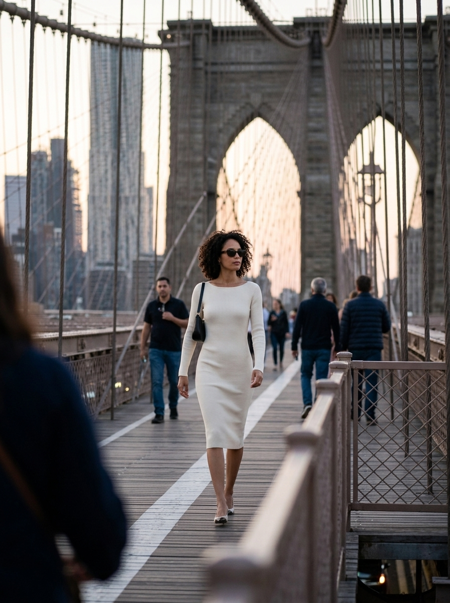 Vestido Emilia — look de calle