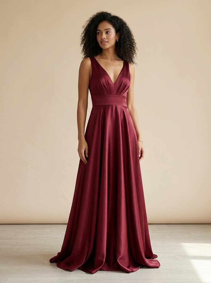 Vestido Honorine — modelo con el vestido