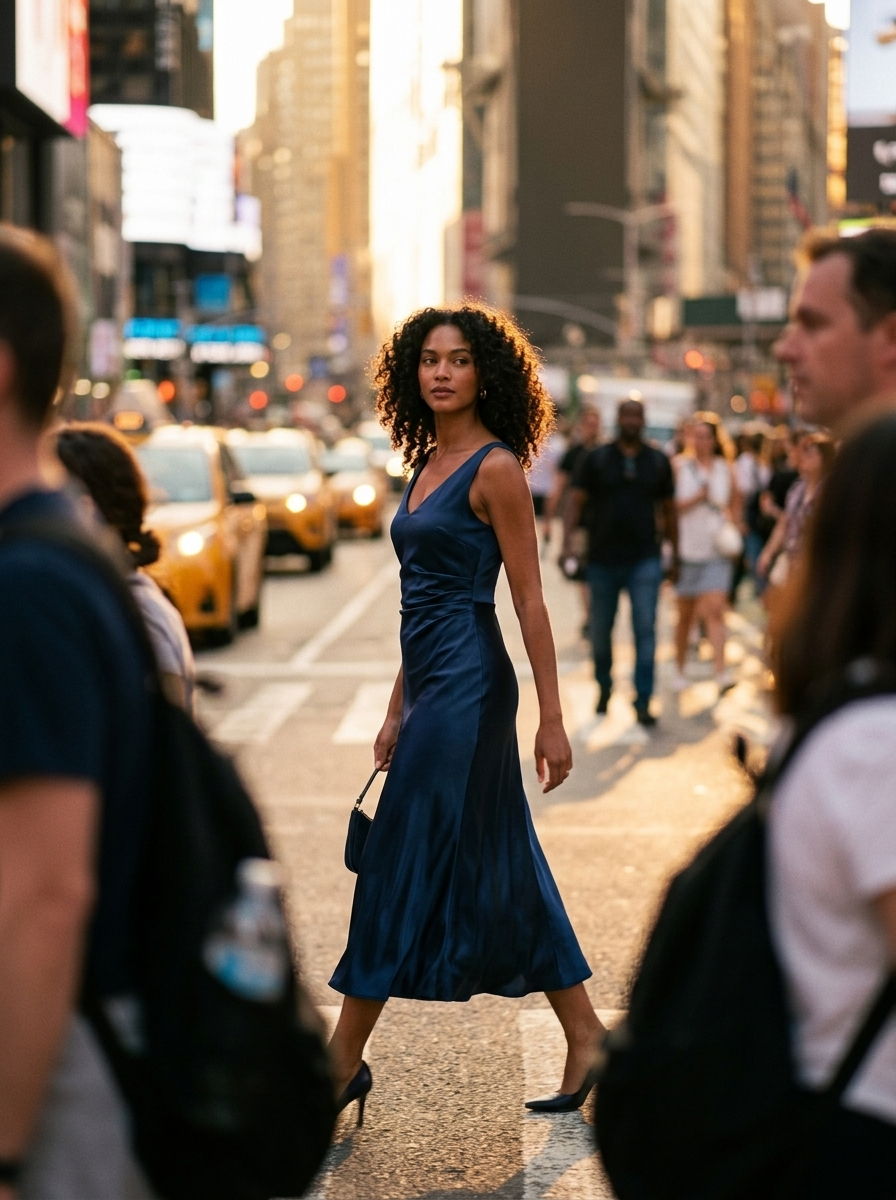 Vestido Mireille — look de calle