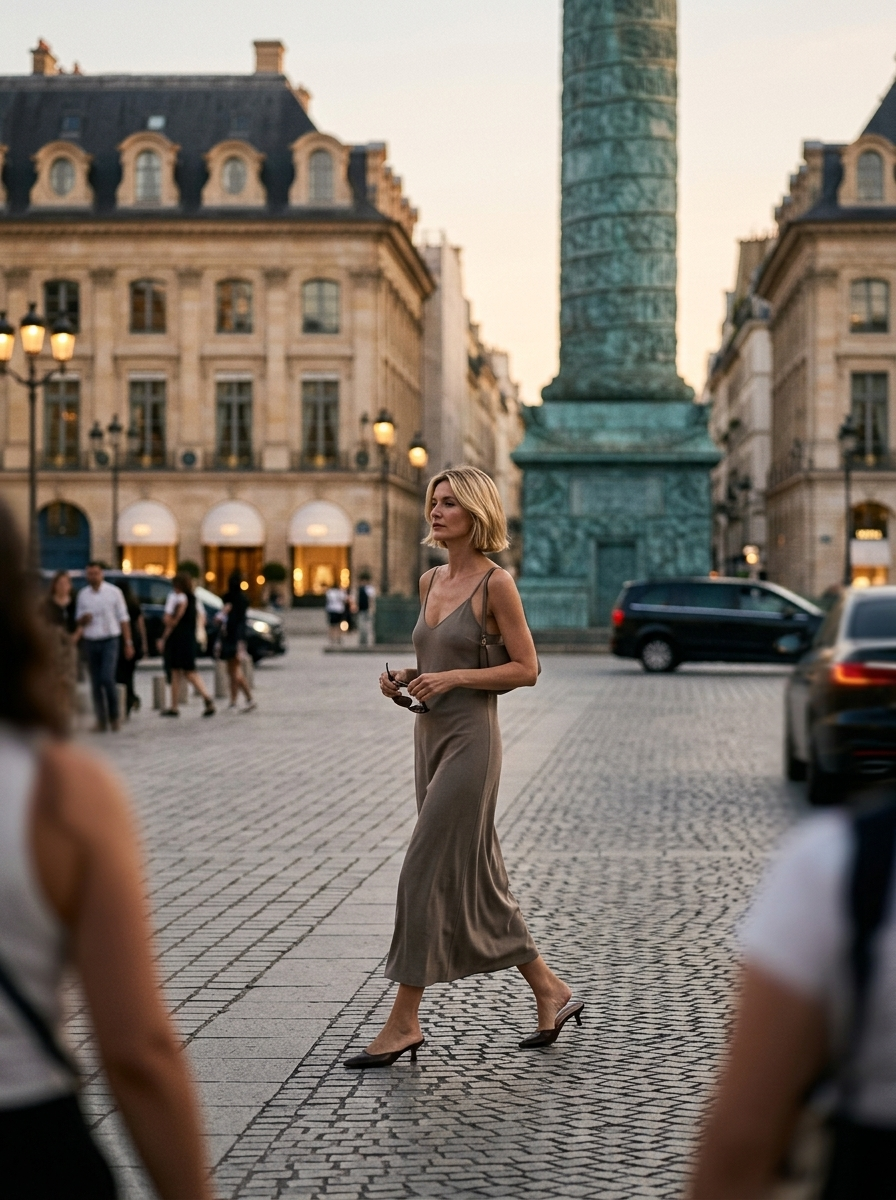 Vestido Lisette — look de calle