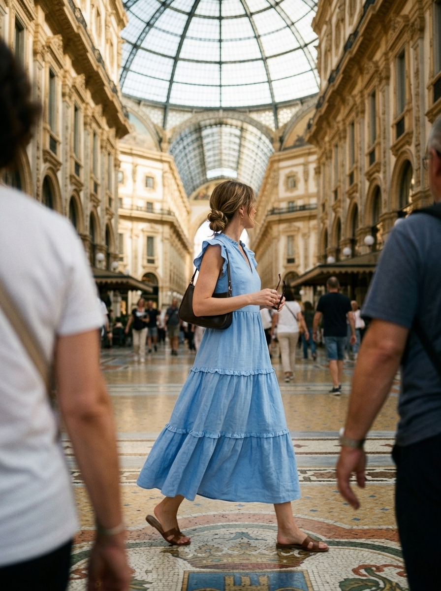 Vestido Vivienne — look de calle