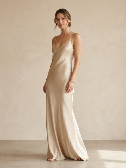 Vestido Bianca — modelo con el vestido