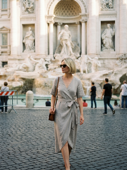 Vestido Esmée — look de calle