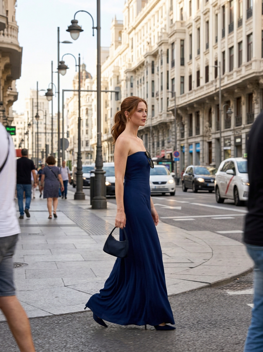 Vestido Allegra — look de calle