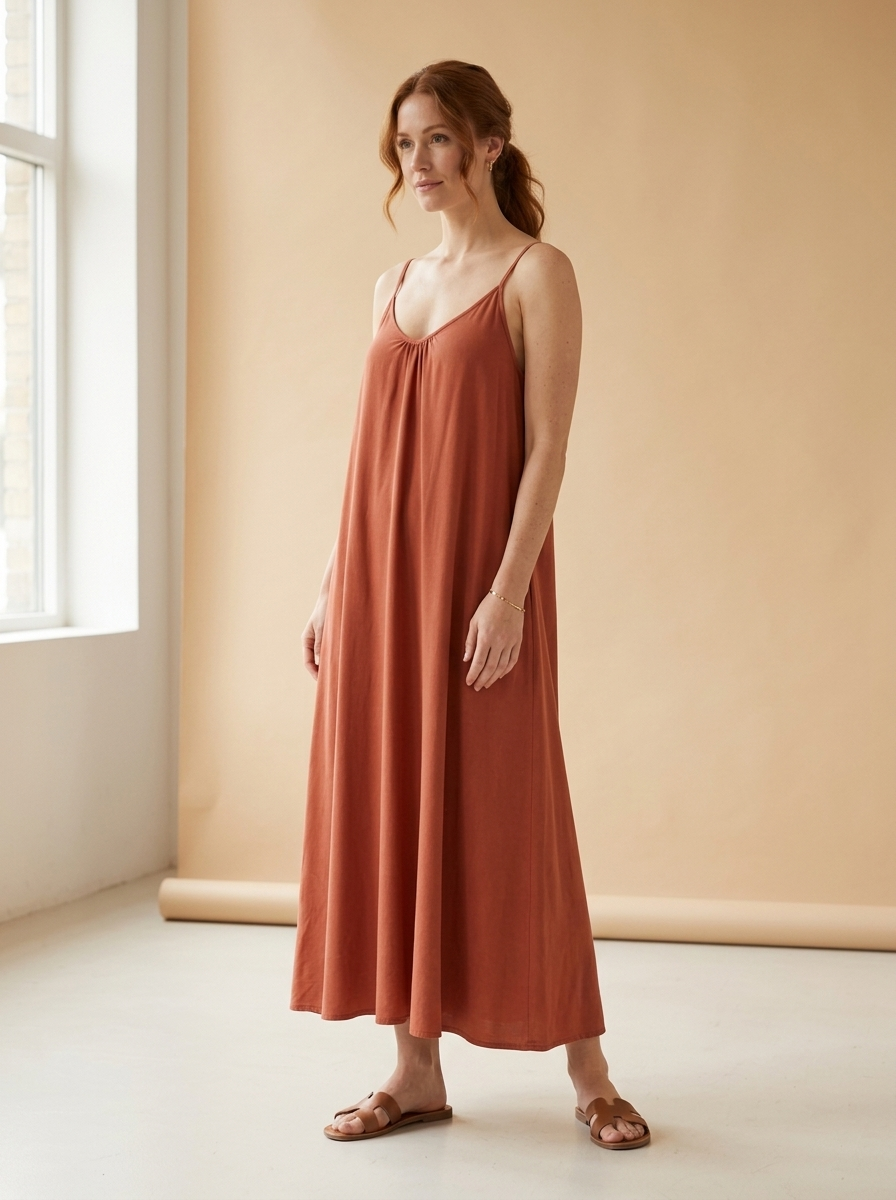 Vestido Sienna — modelo con el vestido